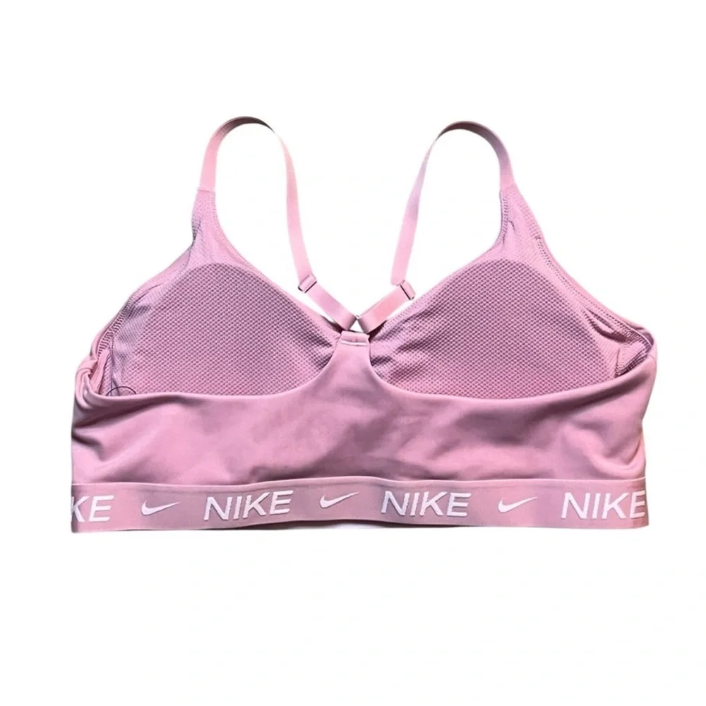 Nike Women's XL Indy Light Support Padded Adjustable Sports In Elemental Pink